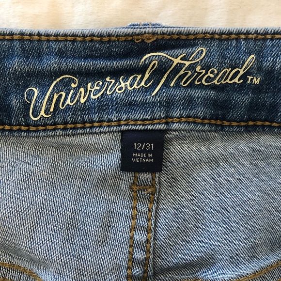 Universal Thread Distressed High Rise Denim Shorts - Picture 5 of 5